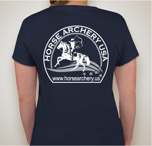 Horse Archery USA logo shirts! Fundraiser - unisex shirt design - back