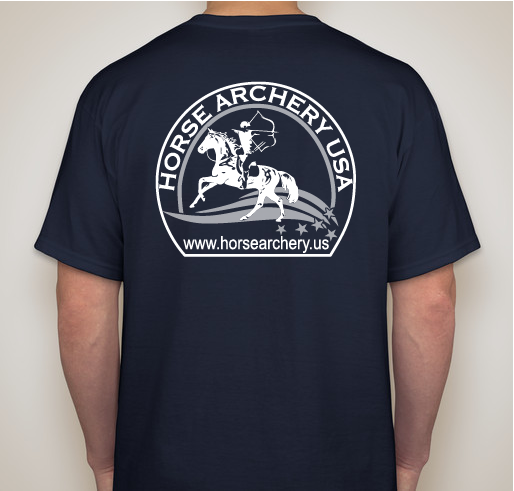 Horse Archery USA logo shirts! Fundraiser - unisex shirt design - back