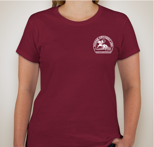 Horse Archery USA logo shirts! Fundraiser - unisex shirt design - front