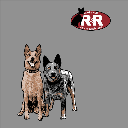 Carolina ACD Rescue and Rebound shirt design - zoomed