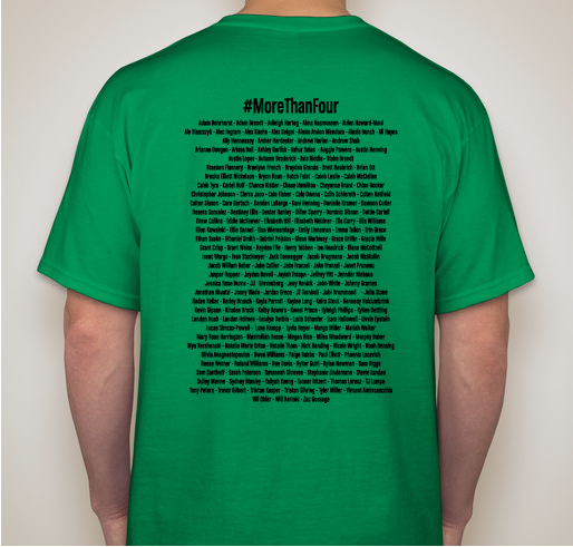 St Louis Area Childhood Cancer Awareness Shirt Fundraiser - unisex shirt design - back