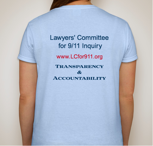 9/11 Grand Jury Fundraiser - unisex shirt design - back