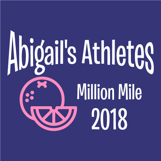 Abigail's Athletes 2018 shirt design - zoomed