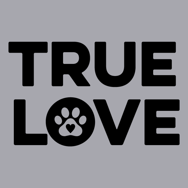 TRUE LOVE shirt design - zoomed