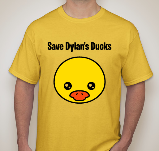 Save Dylan's Ducks Fundraiser - unisex shirt design - front