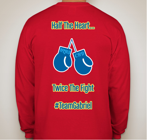 Shirts for a cause. Please help support CHD Fundraiser - unisex shirt design - back