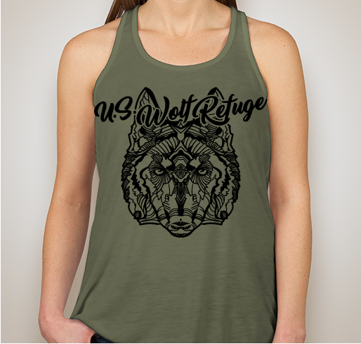 The United States Wolf Refuge Fundraiser - unisex shirt design - front