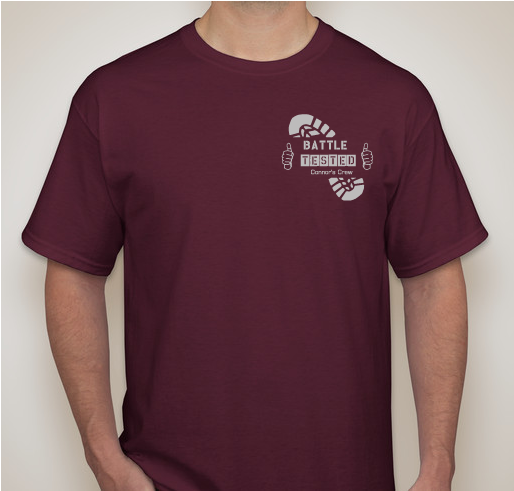 Connor's Battle Tested Fundraiser Fundraiser - unisex shirt design - front