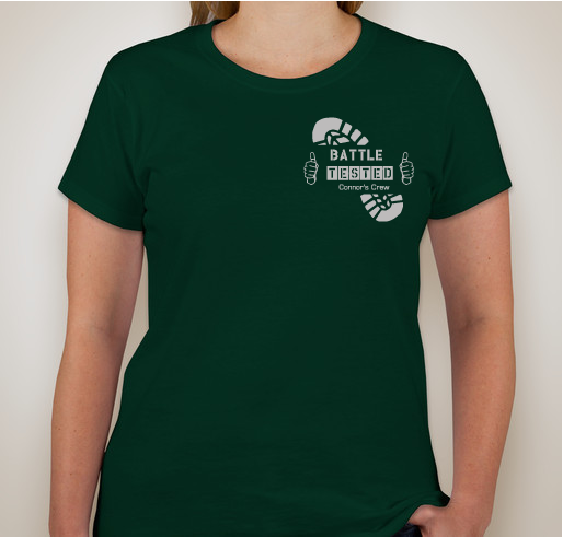 Connor's Battle Tested Fundraiser Fundraiser - unisex shirt design - front