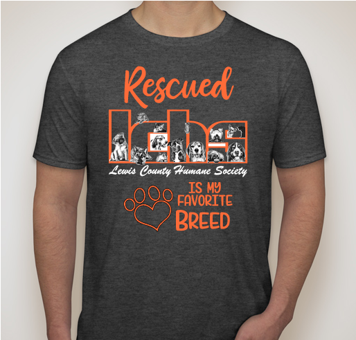 Lewis County Humane Society, Annual Mutt Strut Fundraiser Fundraiser - unisex shirt design - front