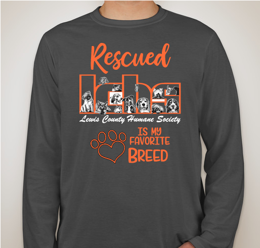 Lewis County Humane Society, Annual Mutt Strut Fundraiser Fundraiser - unisex shirt design - front