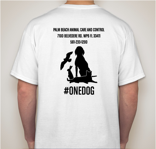Better fans/cooling supplies for the shelter dogs Fundraiser - unisex shirt design - back