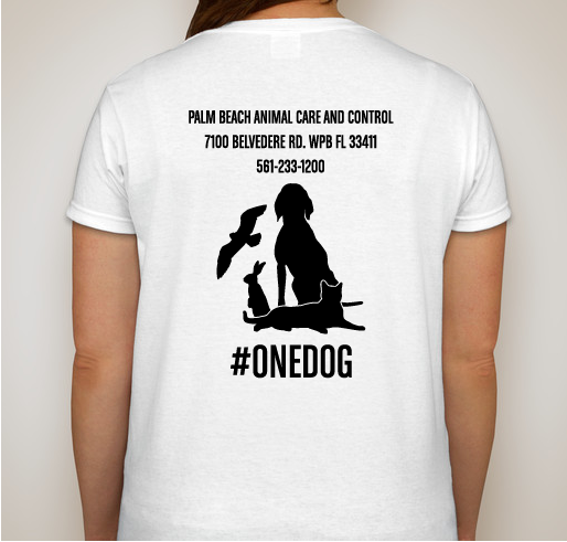 Better fans/cooling supplies for the shelter dogs Fundraiser - unisex shirt design - back