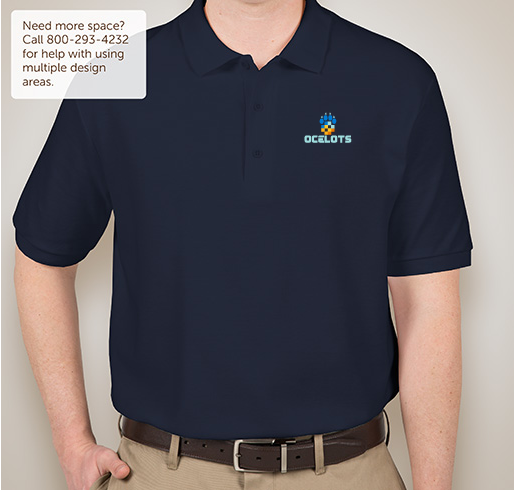 Omaha Virtual School Polo & Hat Fundraiser Fundraiser - unisex shirt design - front