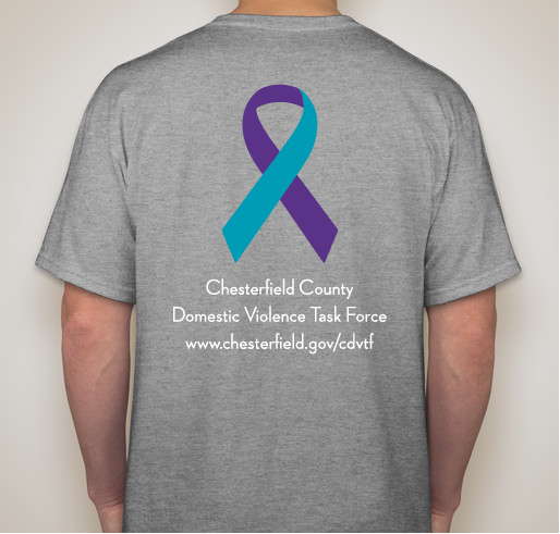 Go Purple for Domestic Violence Awareness Fundraiser - unisex shirt design - back