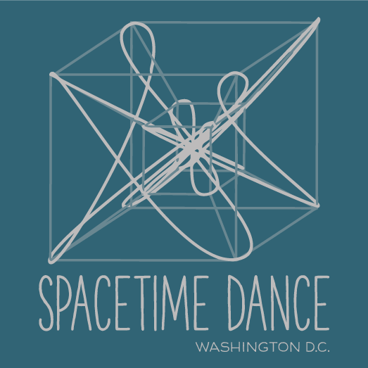 Spacetime Dance Fall 2018 Fundraiser shirt design - zoomed