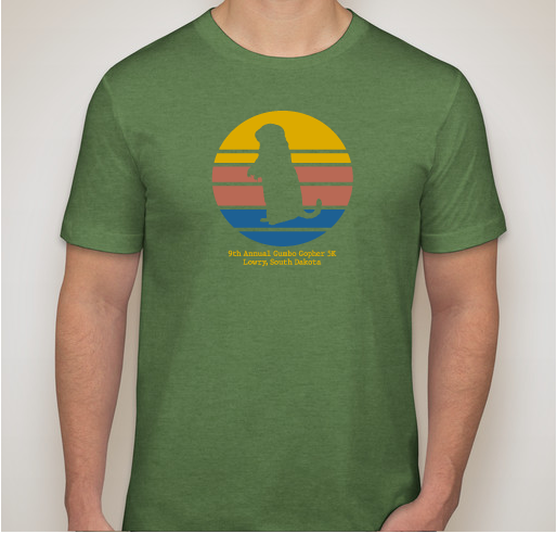 Gumbo Gopher 5K Fundraiser - unisex shirt design - front