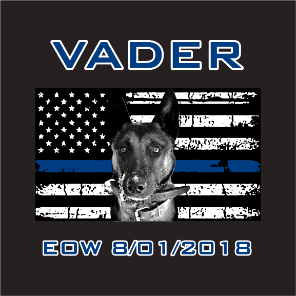 VSP K-9 Vader shirt design - zoomed