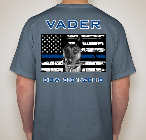 VSP K-9 Vader Fundraiser - unisex shirt design - back