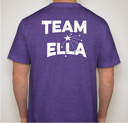 Team Ella Fundraiser - unisex shirt design - back