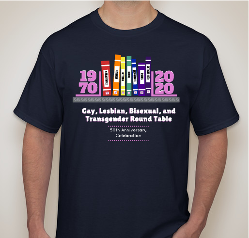 GLBTRT 50th Anniversary Celebration T-Shirt Sale Fundraiser - unisex shirt design - front