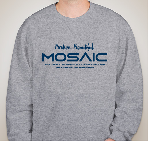 Lafayette Band 2018 - MOSAIC Show Shirts Fundraiser - unisex shirt design - front