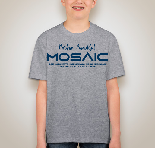Lafayette Band 2018 - MOSAIC Show Shirts shirt design - zoomed