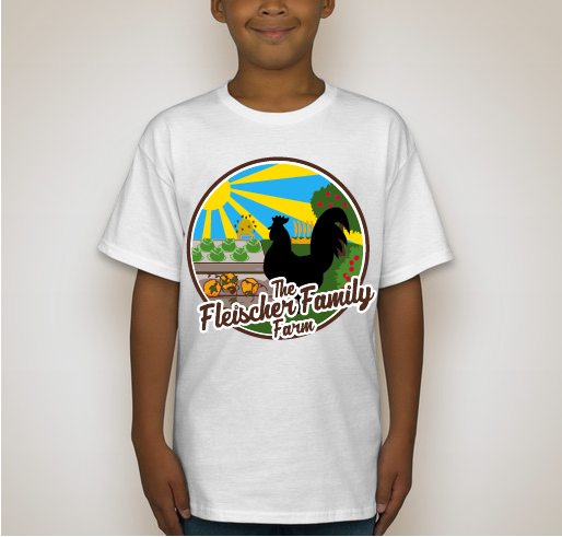 Fleischer Family Farm Land Expansion Fundraiser - unisex shirt design - back
