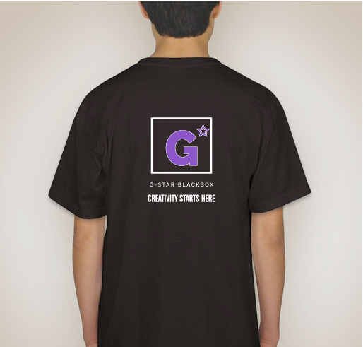 Creativity Starts Here! G-Star Theatre Department shirt design - zoomed