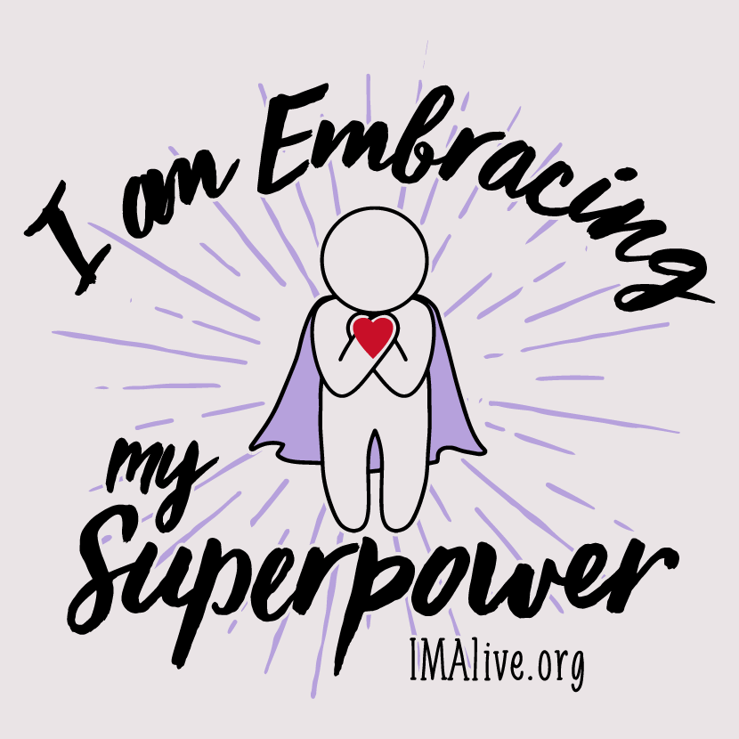 Embrace your Superpower for World Suicide Prevention Day shirt design - zoomed
