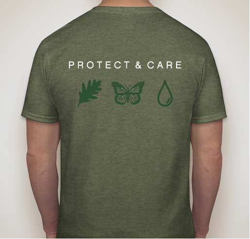 WCLC Fundraiser to Protect and Care for Environmentally Significant Land and Water Fundraiser - unisex shirt design - back