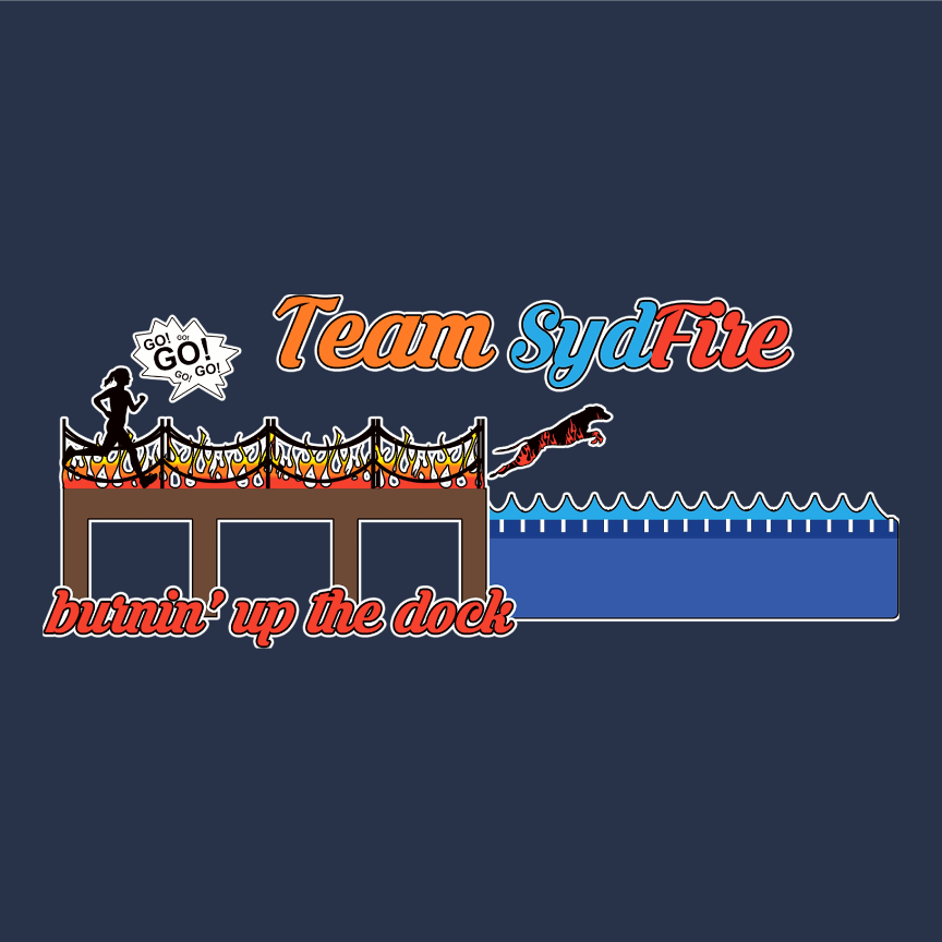 Help Support Team Sydfire! shirt design - zoomed
