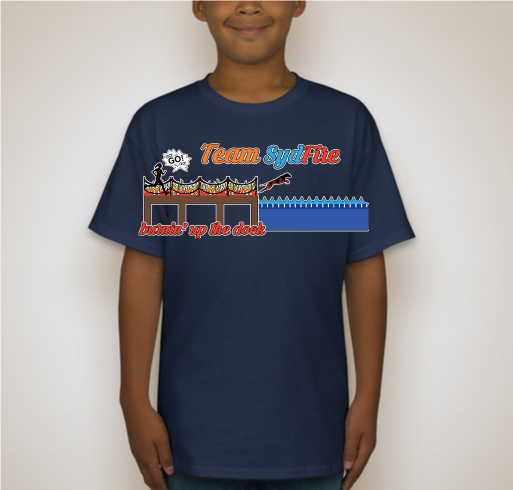Help Support Team Sydfire! Fundraiser - unisex shirt design - back
