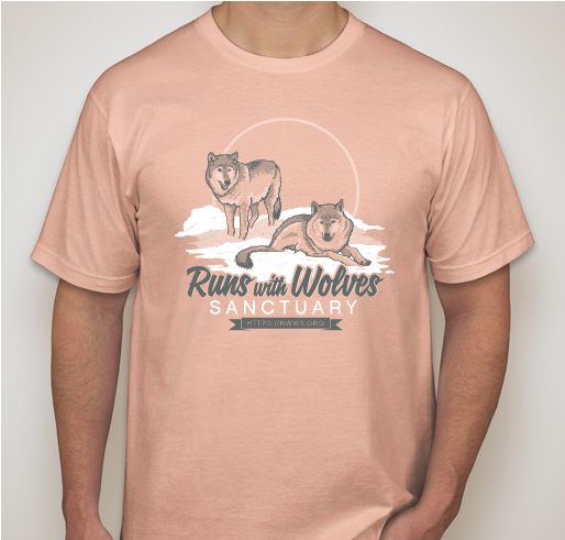 Run With Wolves Sanctuary Fundraiser - unisex shirt design - front