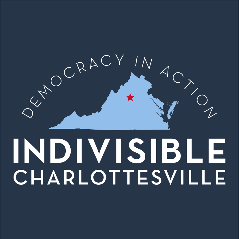 Indivisible Charlottesville T-shirt Fundraiser! shirt design - zoomed