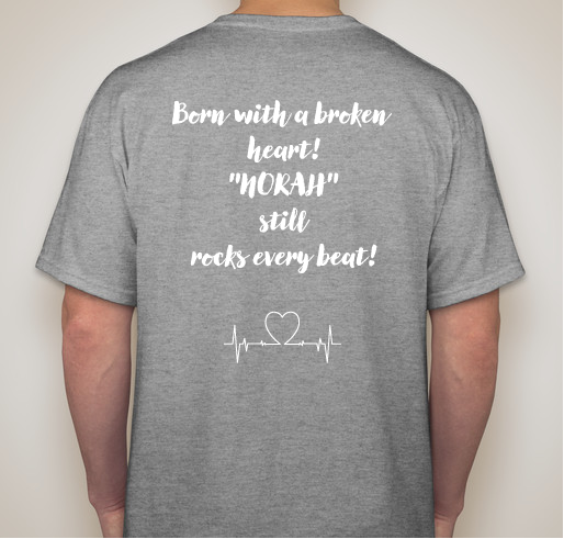 Team Norah Fundraiser - unisex shirt design - back