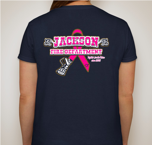 2018 Jackson Fire Department Cancer Awareness Fundraiser Fundraiser - unisex shirt design - back