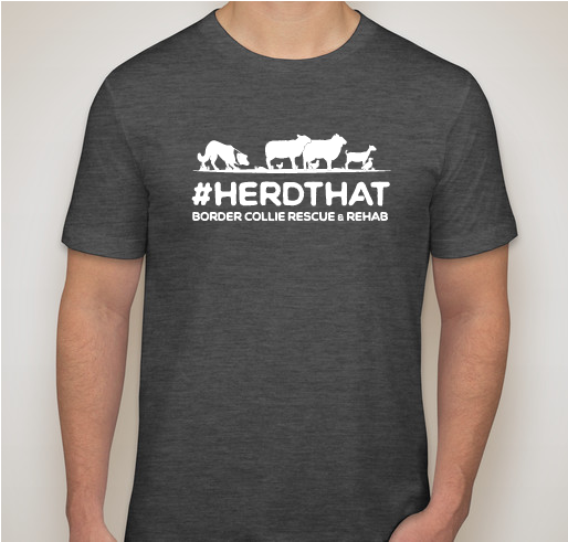 Border Collie Rescue & Rehab Fall Fundraiser - #HerdThat Fundraiser - unisex shirt design - front