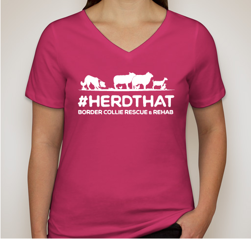 Border Collie Rescue & Rehab Fall Fundraiser - #HerdThat Fundraiser - unisex shirt design - front
