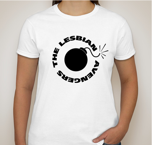 Support the Lesbian Avenger Project! Fundraiser - unisex shirt design - small