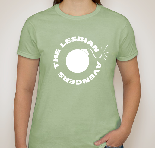 Lesbian Avenger T Fundraiser Two Fundraiser - unisex shirt design - front