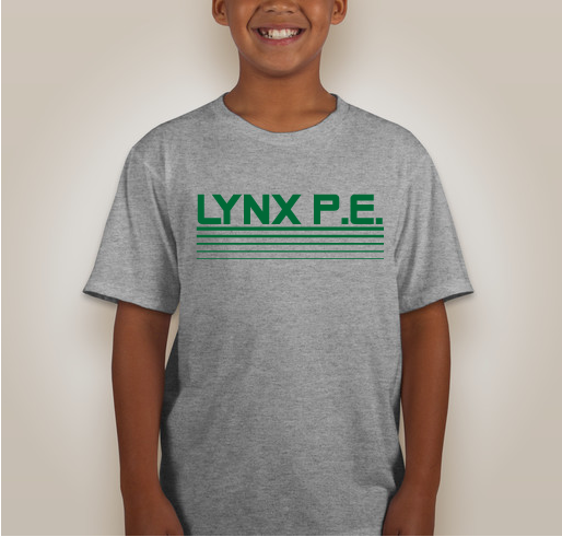 LMMS Lynx P.E. Shirts Fundraiser - unisex shirt design - back