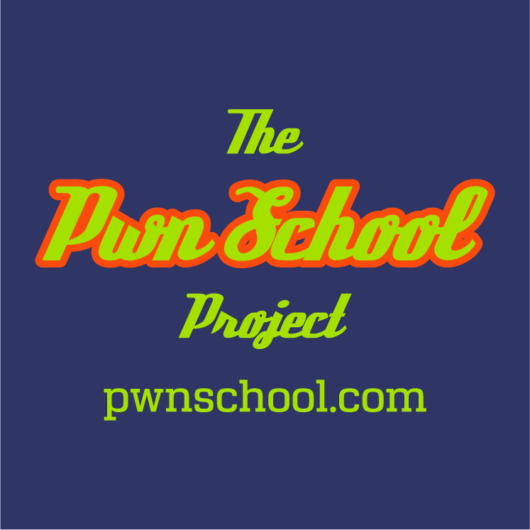The Pwn School Project Supporting BSides DFW shirt design - zoomed