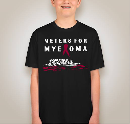 Meters for Myeloma 2018 Fundraiser - unisex shirt design - back