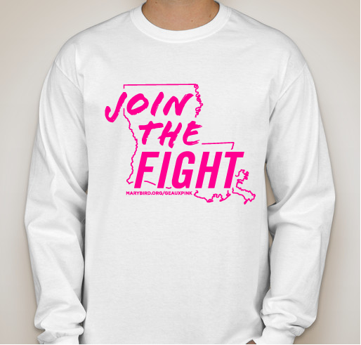 Geaux Pink Fundraiser - unisex shirt design - front