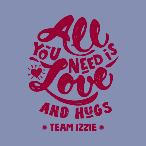 Team Izzie T-Shirts to benefit The Knoxville Buddy Walk shirt design - zoomed