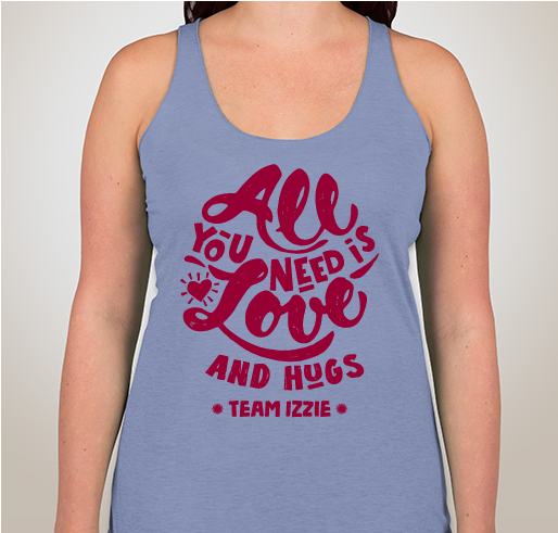 Team Izzie T-Shirts to benefit The Knoxville Buddy Walk Fundraiser - unisex shirt design - front