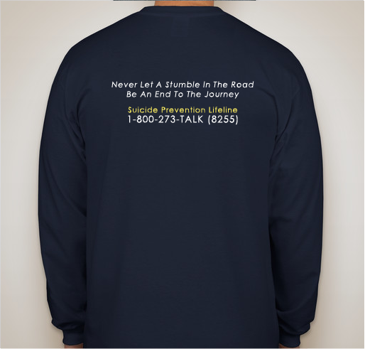 Team Nick Suicide Prevention Walk Fundraiser - unisex shirt design - back