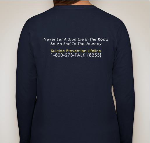 Team Nick Suicide Prevention Walk Fundraiser - unisex shirt design - back