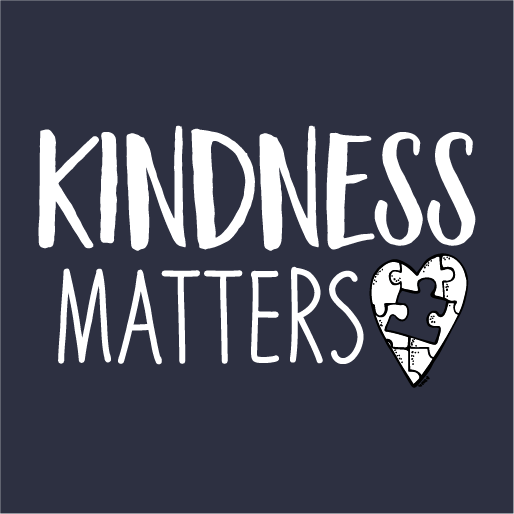 Kindness Matters Autism Awareness T-Shirt Fundraiser shirt design - zoomed